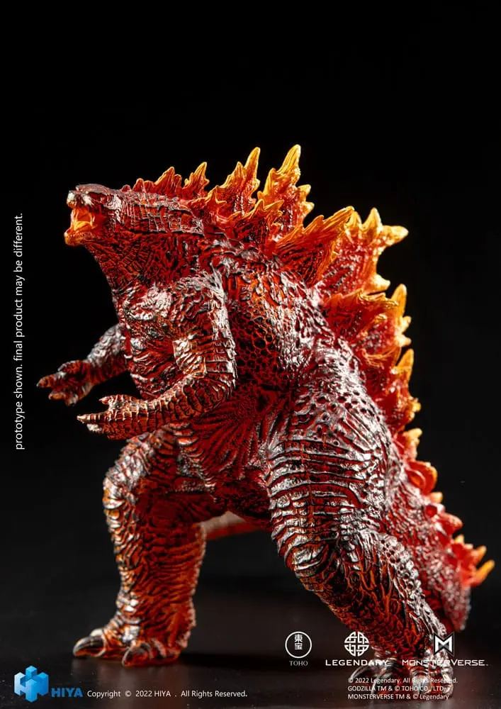 Godzilla Stylist Series Godzilla: King of the Monsters Burning Godzilla News Year Exkluzív PVC szobor figura 20 cm termékfotó