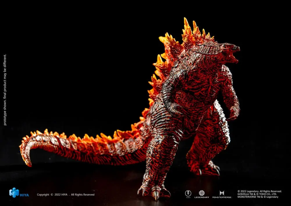 Godzilla Stylist Series Godzilla: King of the Monsters Burning Godzilla News Year Exkluzív PVC szobor figura 20 cm termékfotó