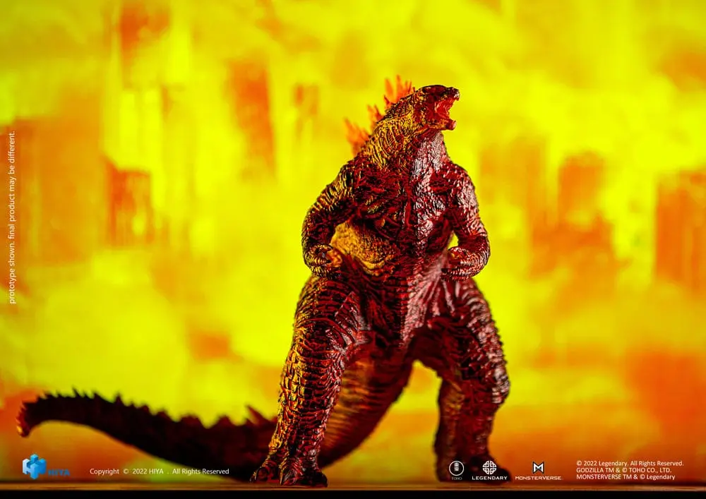 Godzilla Stylist Series Godzilla: King of the Monsters Burning Godzilla News Year Exkluzív PVC szobor figura 20 cm termékfotó