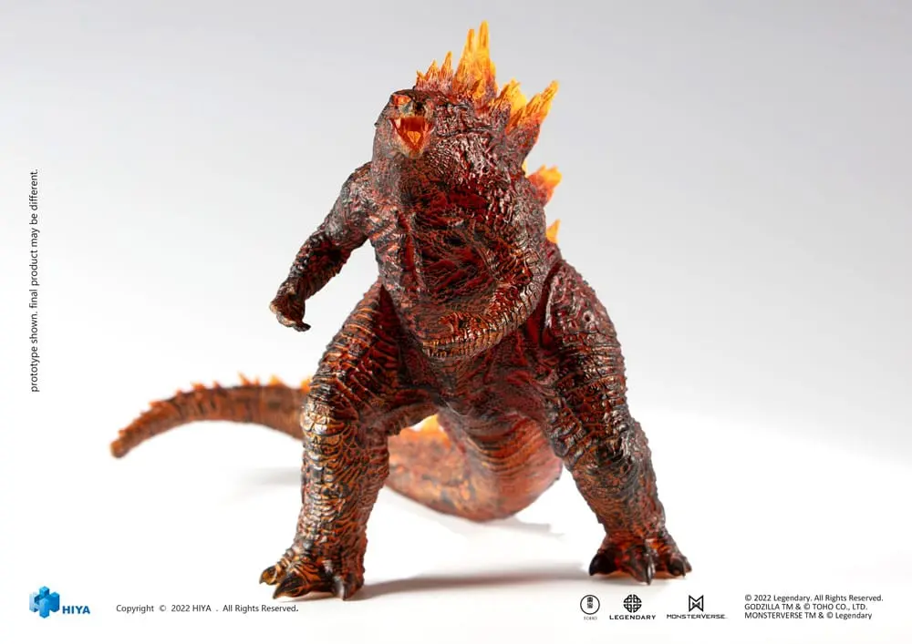 Godzilla Stylist Series Godzilla: King of the Monsters Burning Godzilla News Year Exkluzív PVC szobor figura 20 cm termékfotó