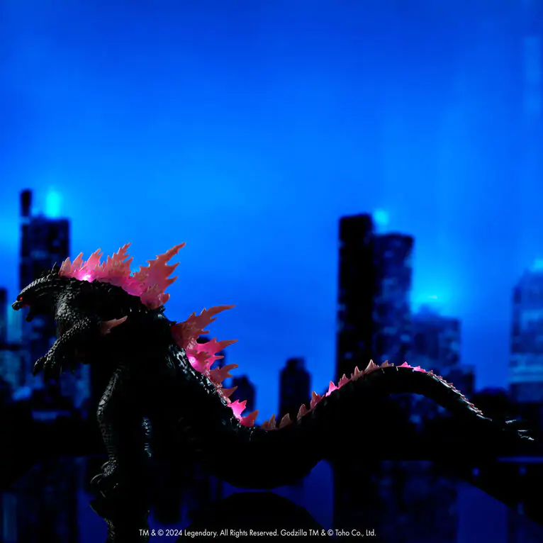 Godzilla táviránytós Godzilla figura termékfotó