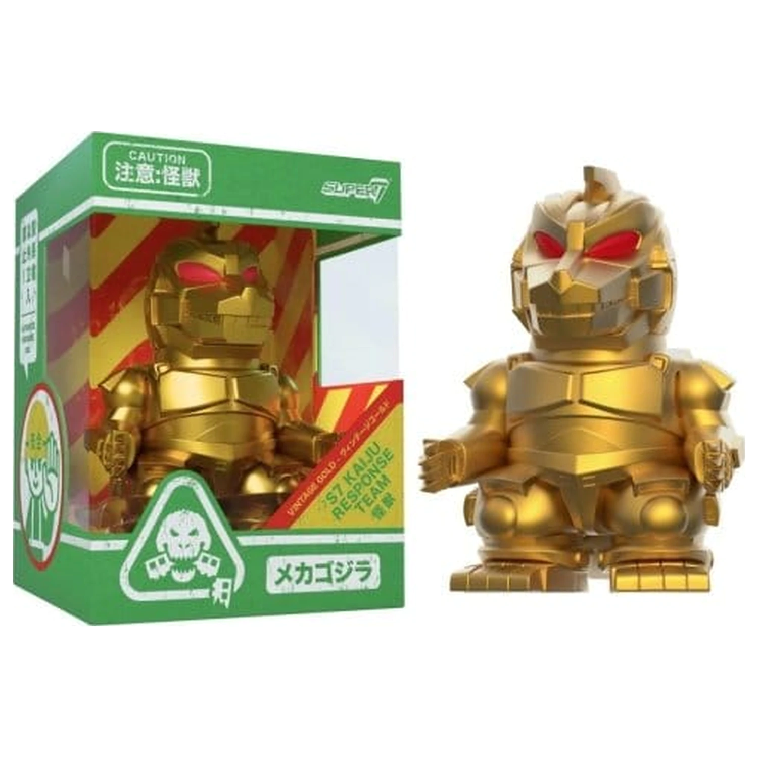 Godzilla Toho Fun! Fun! Mini figura Mechagodzilla (Vintage Toy Gold) termékfotó