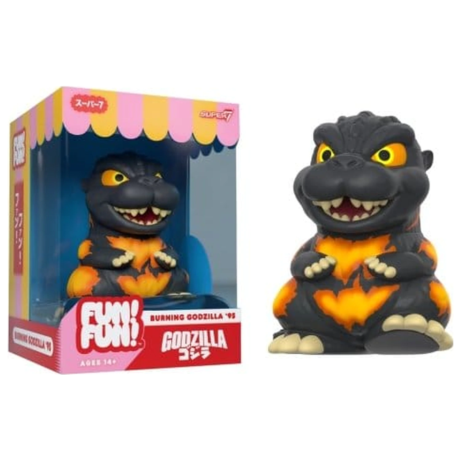 Godzilla Toho Fun! Fun! Mini figura Wave 02 Burning Godzilla termékfotó