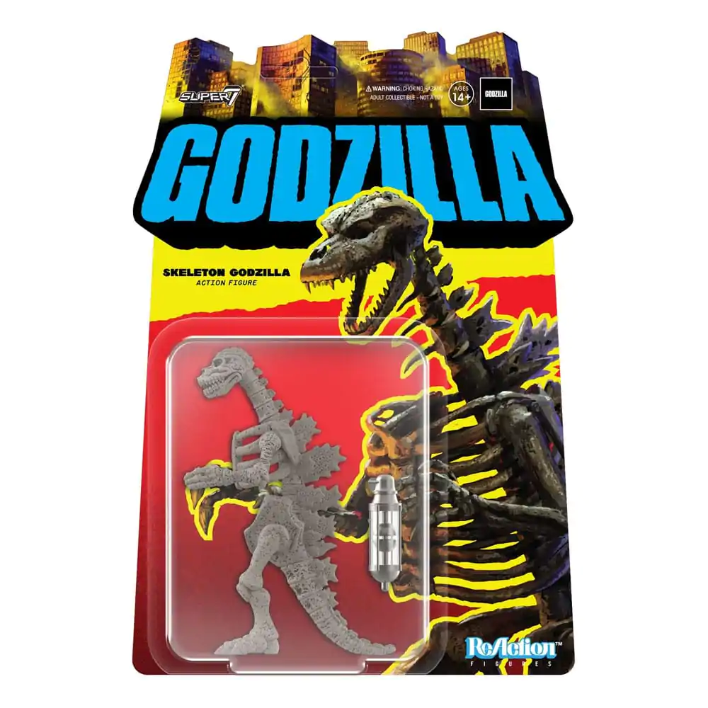 Godzilla Toho ReAction Godzilla Skeleton Grey akciófigura 10 cm termékfotó