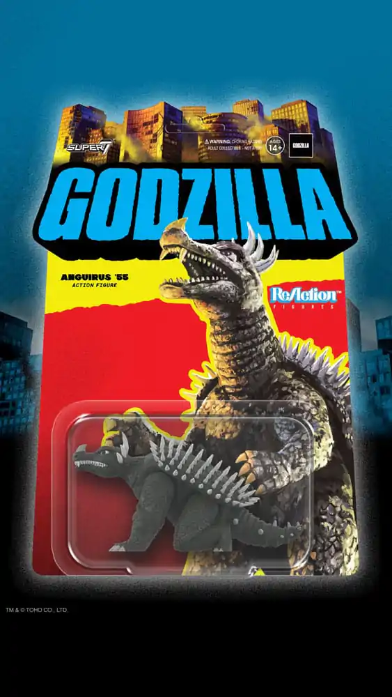 Godzilla Toho ReAction Wave 05 Anguirus ´55 akciófigura 10 cm termékfotó