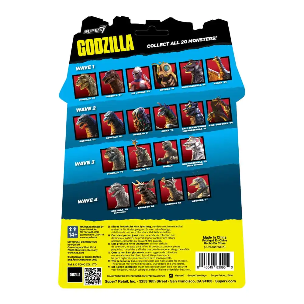 Godzilla Toho ReAction Wave 05 Anguirus ´55 akciófigura 10 cm termékfotó