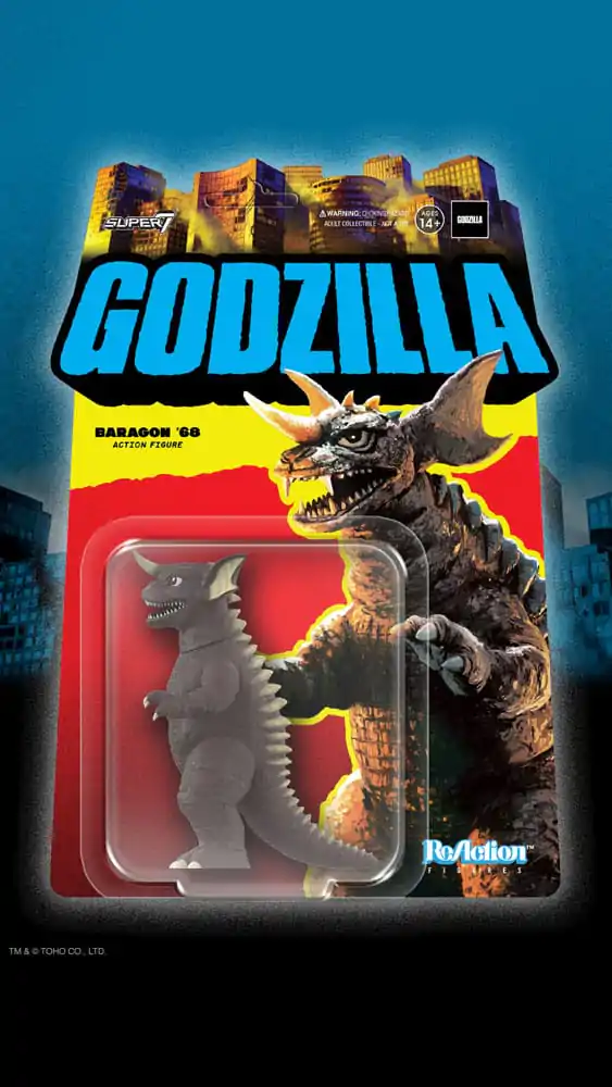 Godzilla Toho ReAction Wave 05 Baragon ´68 akciófigura 10 cm termékfotó