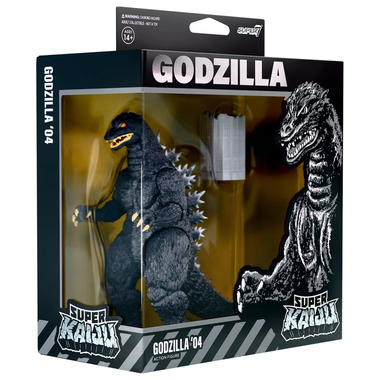 Godzilla Toho Super Kaiju akciófigura Wave 04 Godzilla 2004 termékfotó
