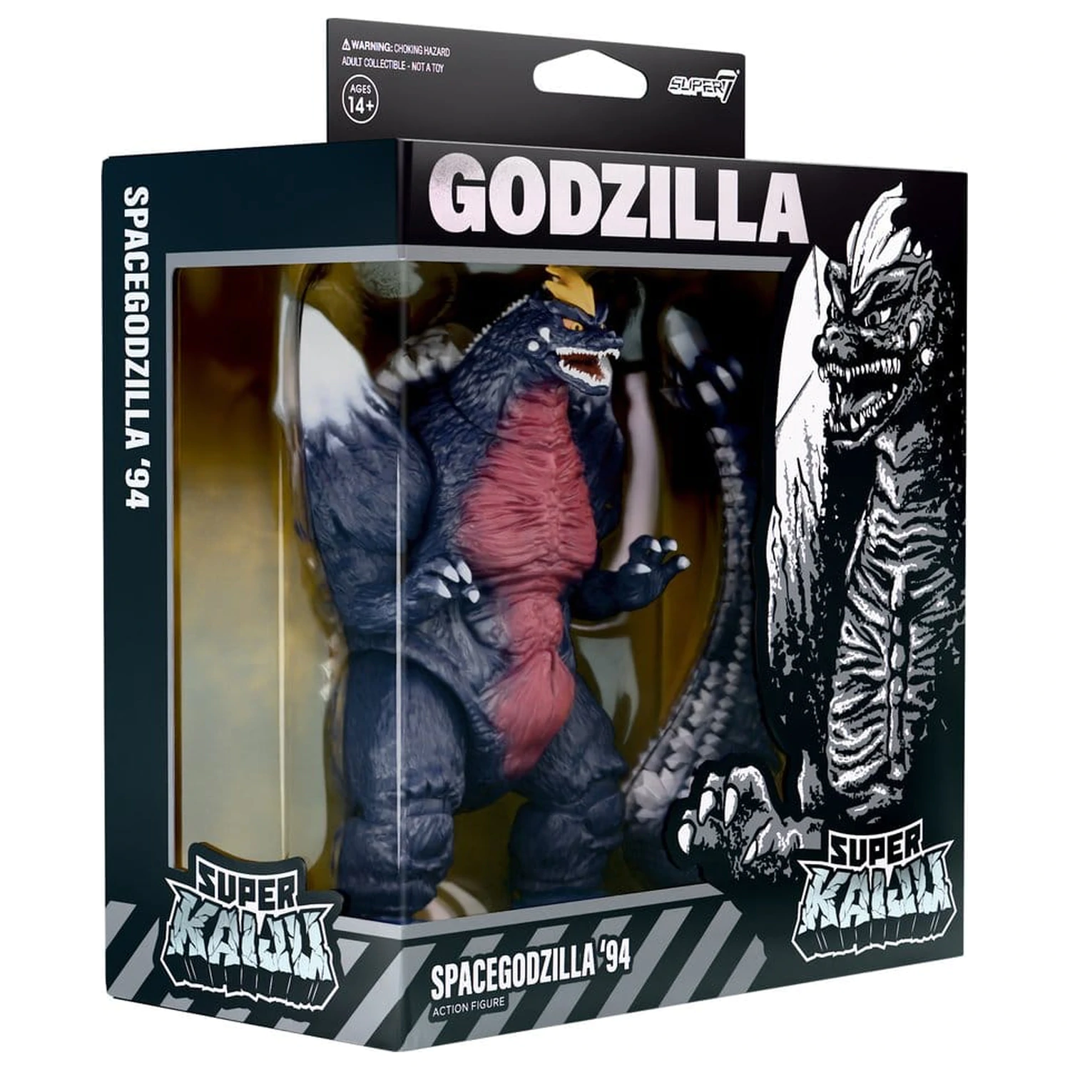 Godzilla Toho Super Kaiju akciófigura Wave 04 Space Godzilla '94 termékfotó