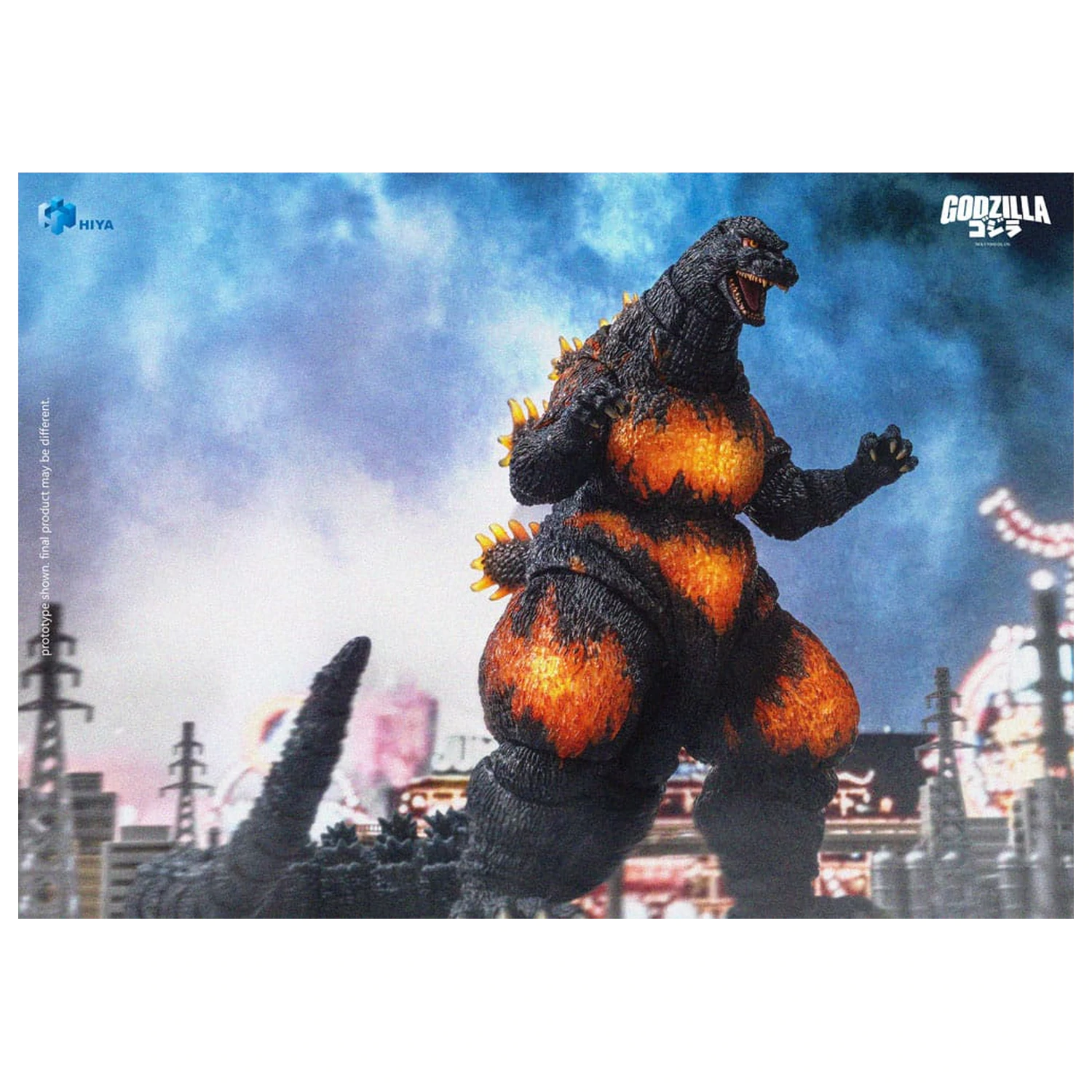 Godzilla vs. Destoroyah (1995) Exquisite Basic akciófigura Burning Godzilla 18 cm    termékfotó