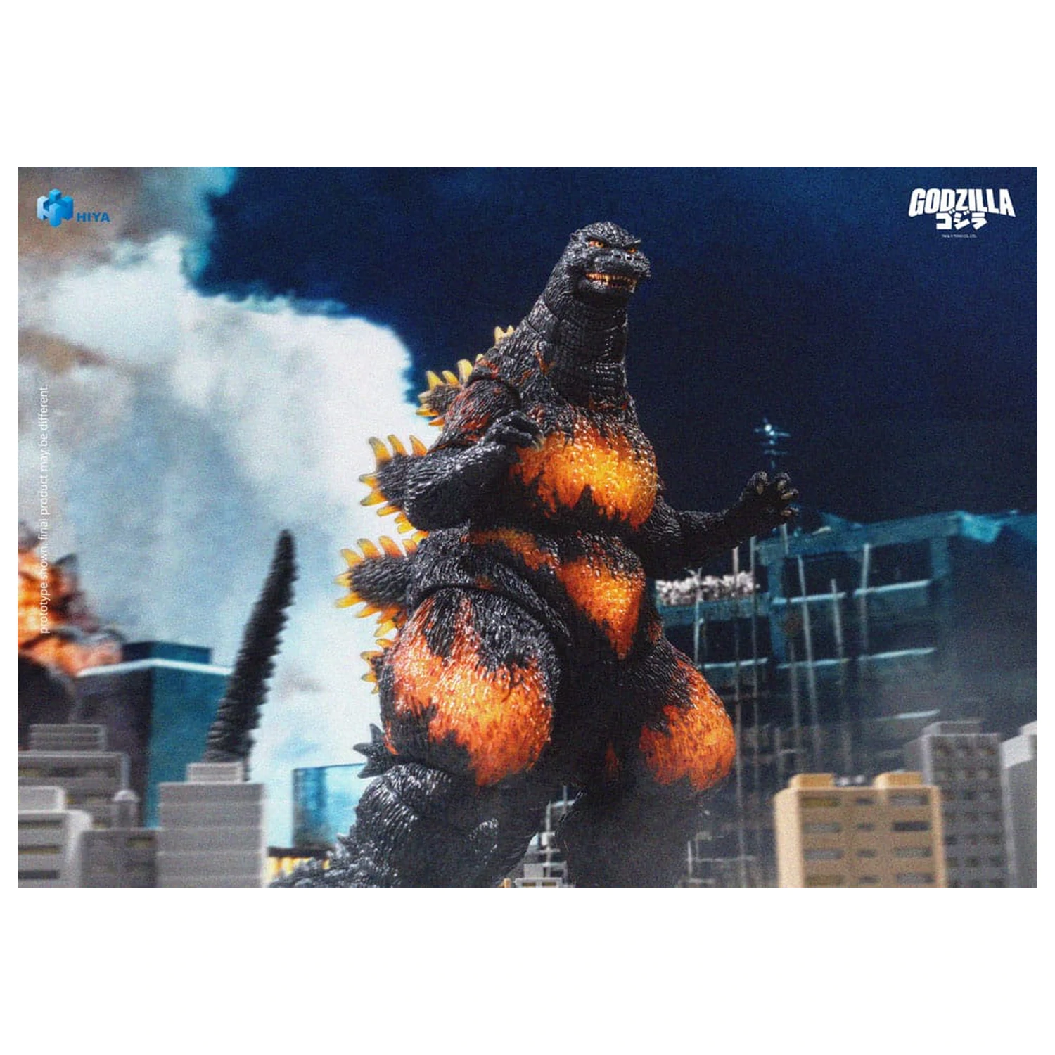Godzilla vs. Destoroyah (1995) Exquisite Basic akciófigura Burning Godzilla 18 cm    termékfotó