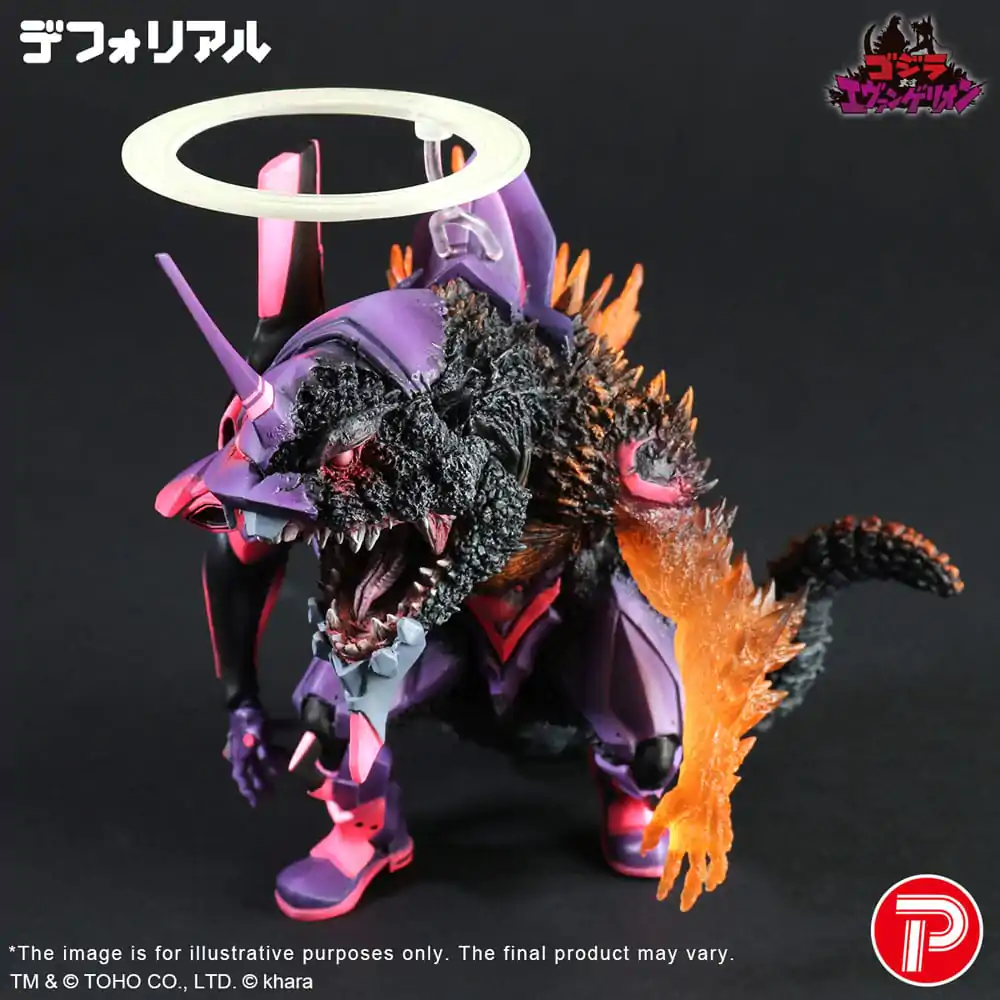 Godzilla vs. Evangelion Deforeal Test Type-01 Burning "G" Awakening Form PVC szobor figura 19 cm  termékfotó