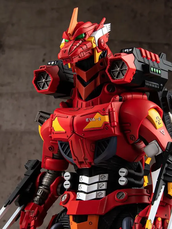 Godzilla vs Evangelion Type-3 Kiryu Kai EVA Unit-02 Color Ver. 24 cm modell készlet termékfotó