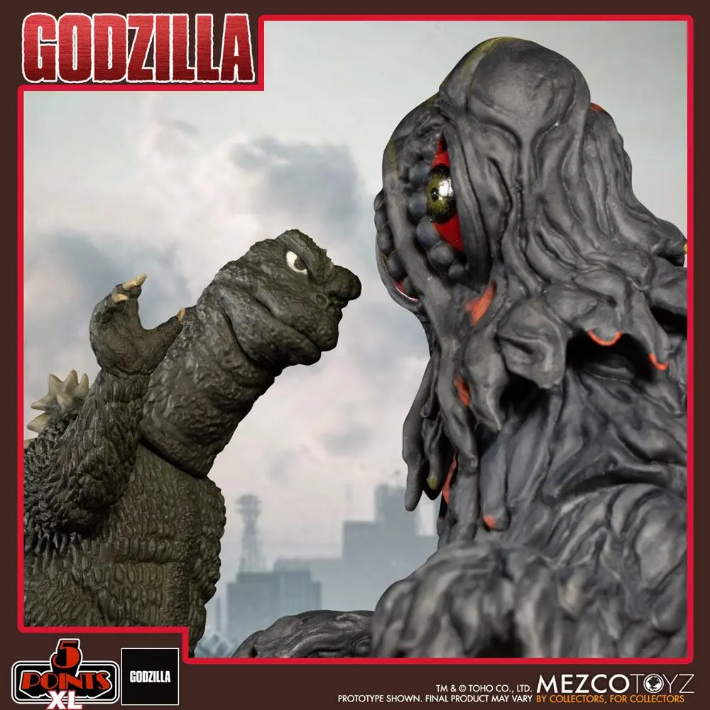 Godzilla vs. Hedorah 5 Points XL Deluxe Box akciófigura csomag termékfotó