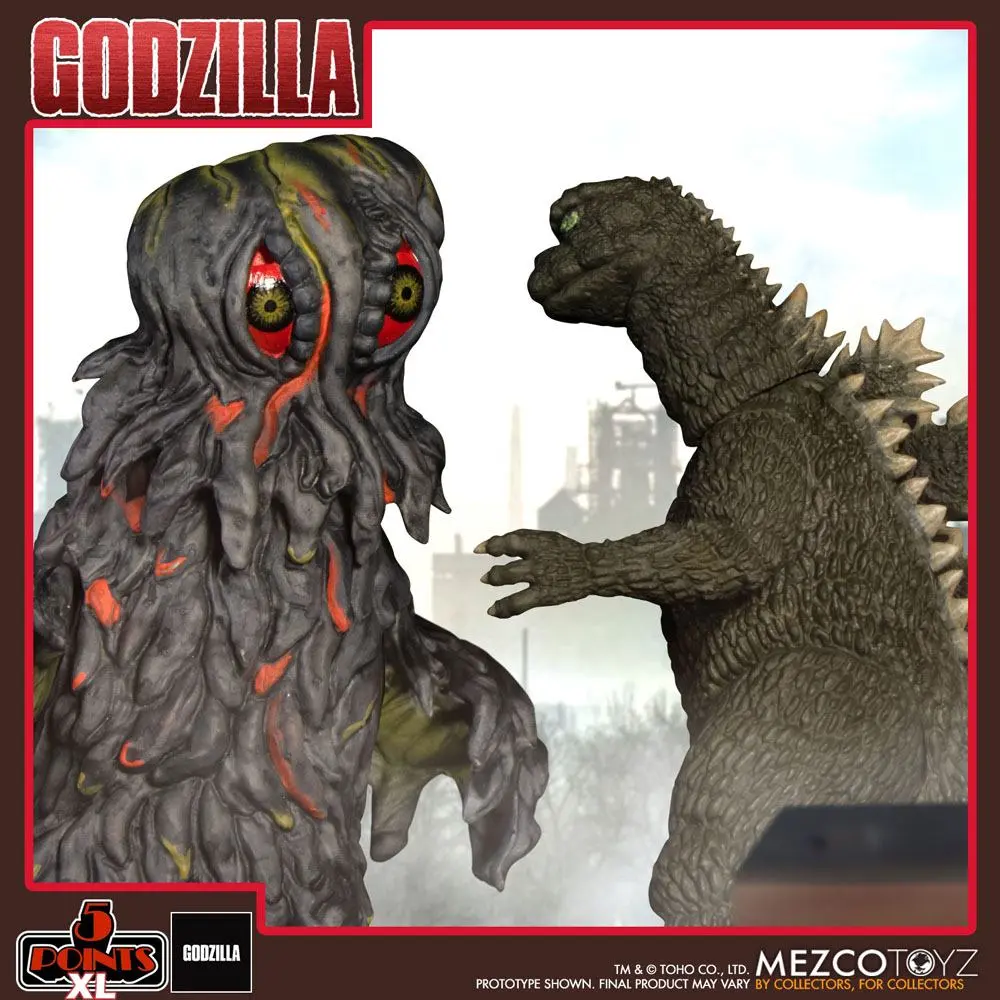 Godzilla vs. Hedorah 5 Points XL Deluxe Box akciófigura csomag termékfotó