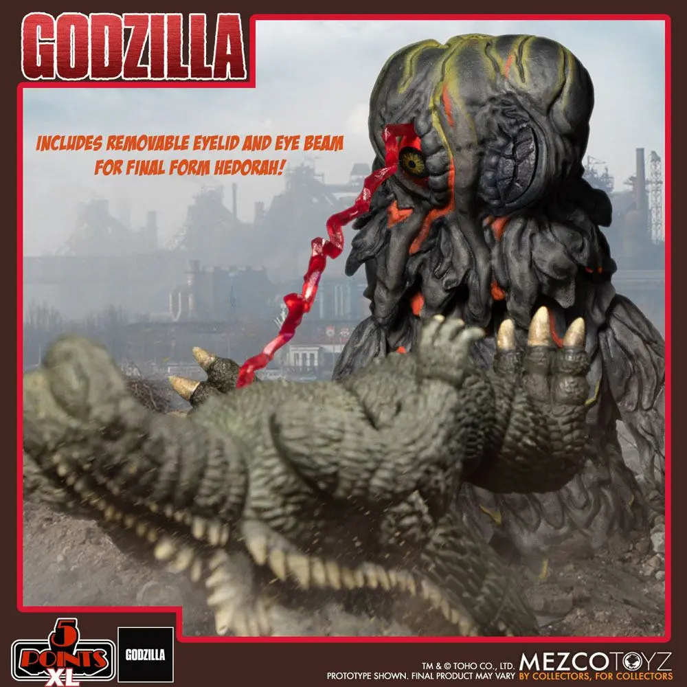 Godzilla vs. Hedorah 5 Points XL Deluxe Box akciófigura csomag termékfotó