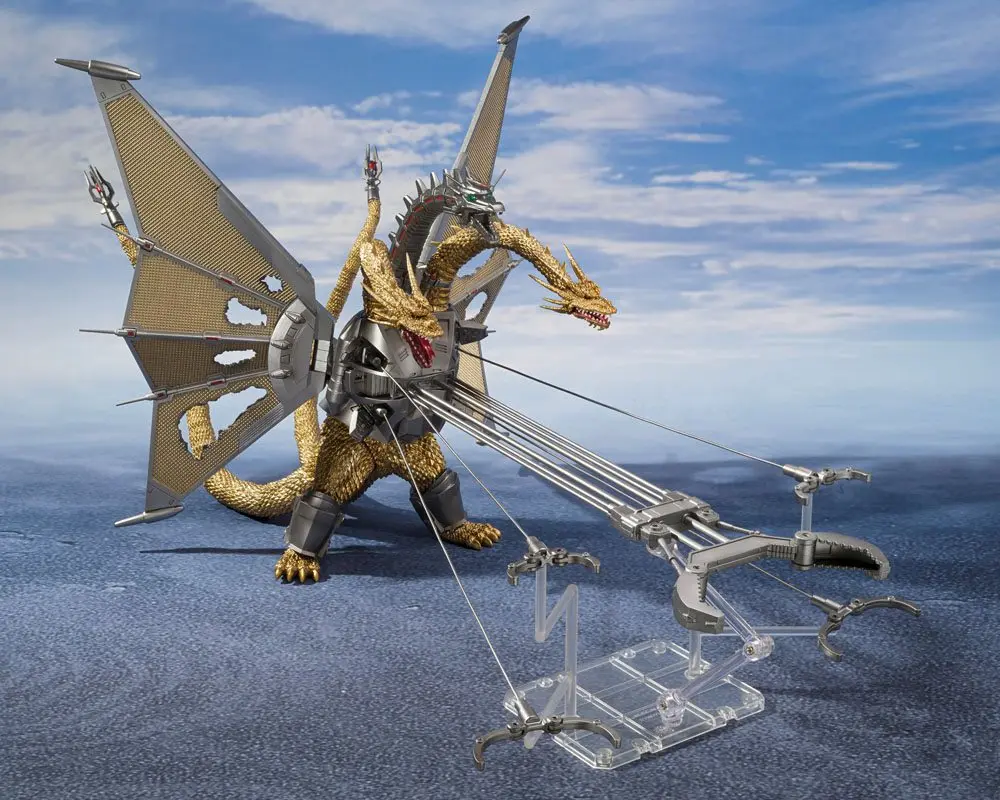 Godzilla vs. King Ghidorah S.H. MonsterArts Mecha Ghidorah Shinjuku Decisive Battle Special csomag akciófigura 25 cm termékfotó