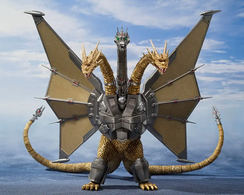 Godzilla vs. King Ghidorah S.H. MonsterArts Mecha Ghidorah Shinjuku Decisive Battle Special csomag akciófigura 25 cm termékfotó