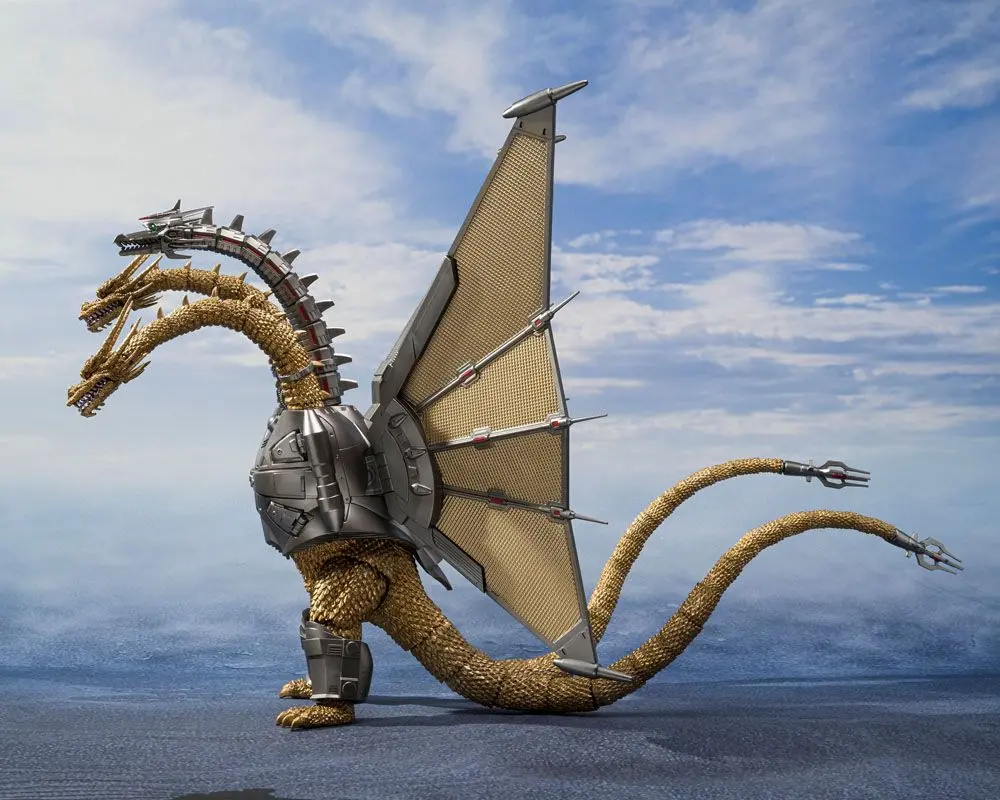 Godzilla vs. King Ghidorah S.H. MonsterArts Mecha Ghidorah Shinjuku Decisive Battle Special csomag akciófigura 25 cm termékfotó