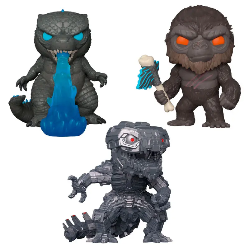 Godzilla vs Kong Pop! Vinyl - 3 Pack with MechaGodzilla Funko POP 3 db-os figura csomag termékfotó