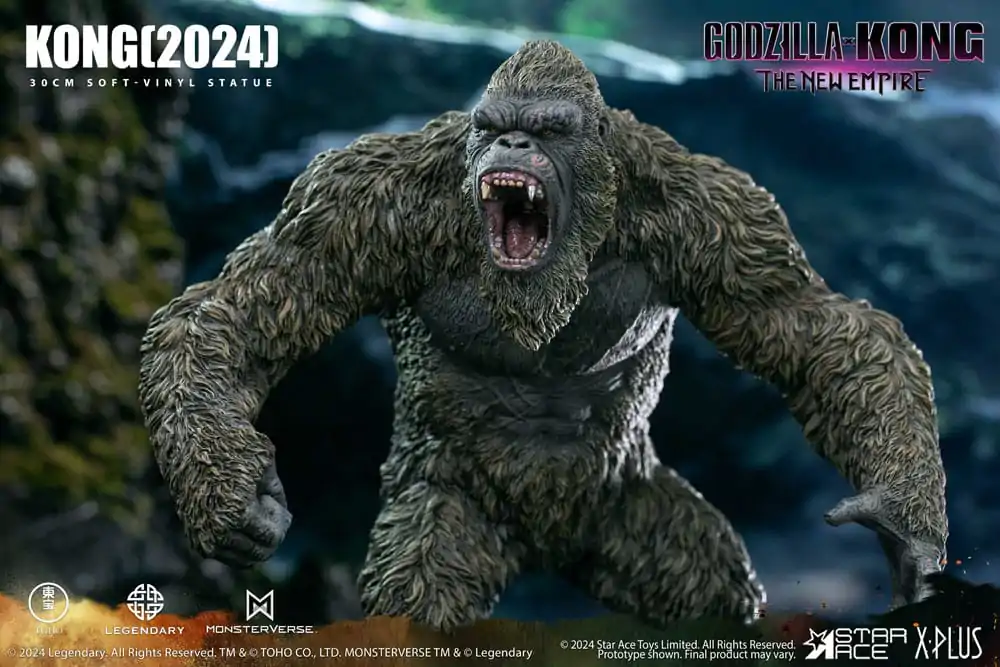 Godzilla vs. Kong: The New Empire Soft Vinyl Kong szobor figura 30 cm termékfotó