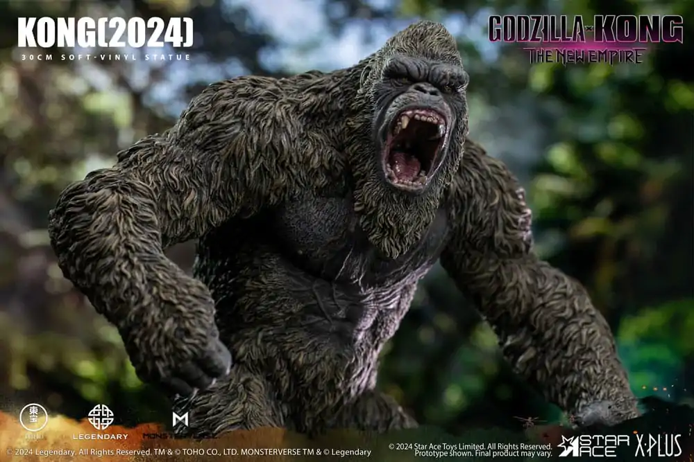 Godzilla vs. Kong: The New Empire Soft Vinyl Kong szobor figura 30 cm termékfotó