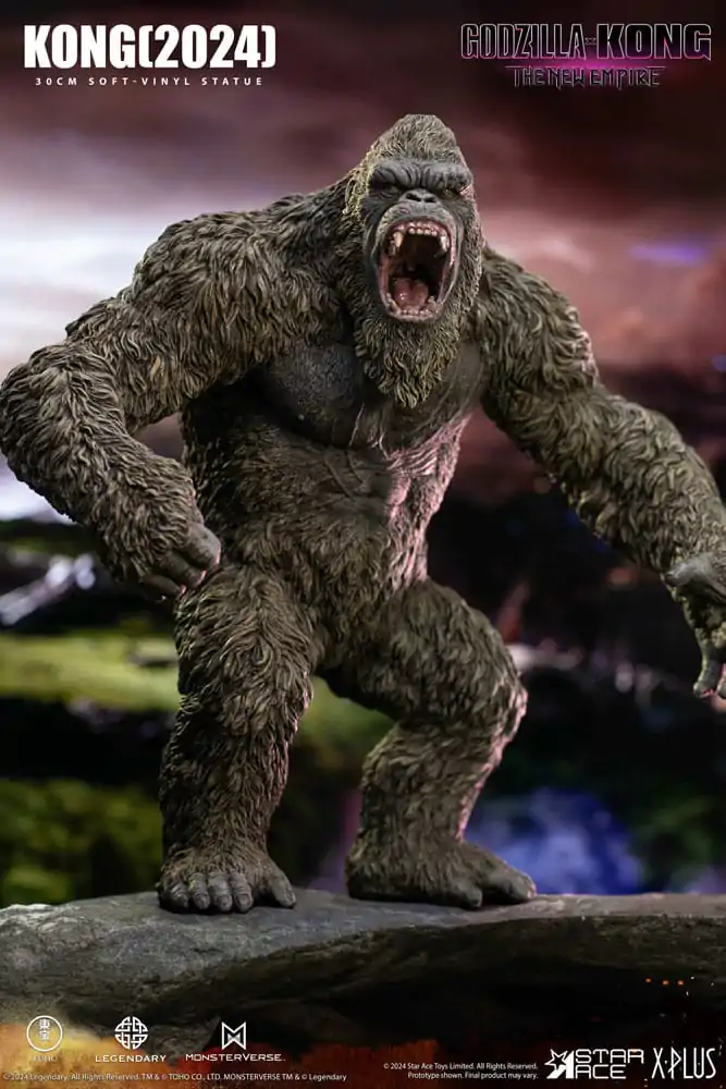 Godzilla vs. Kong: The New Empire Soft Vinyl Kong szobor figura 30 cm termékfotó