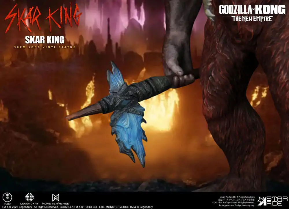 Godzilla vs. Kong: The New Empire Soft Vinyl Skar King Unleash the Titan szobor figura 30 cm  termékfotó