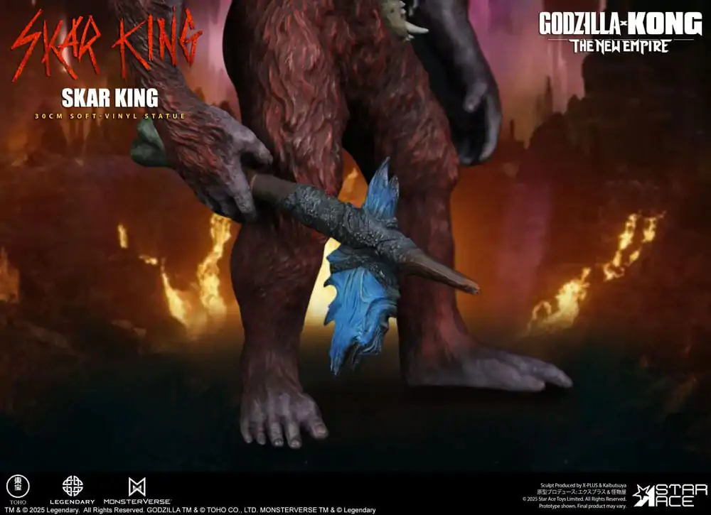 Godzilla vs. Kong: The New Empire Soft Vinyl Skar King Unleash the Titan szobor figura 30 cm  termékfotó