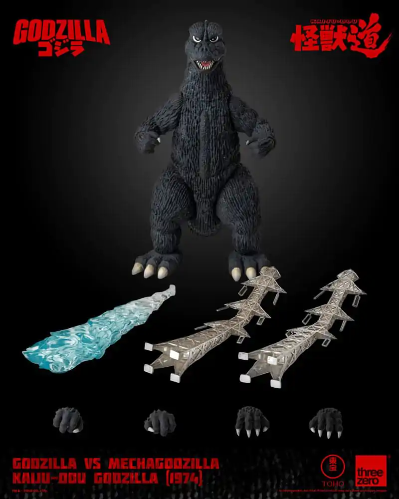 Godzilla vs. Mechagodzilla (1974) Kaiju-Dou Godzilla (1974) akciófigura 23 cm termékfotó