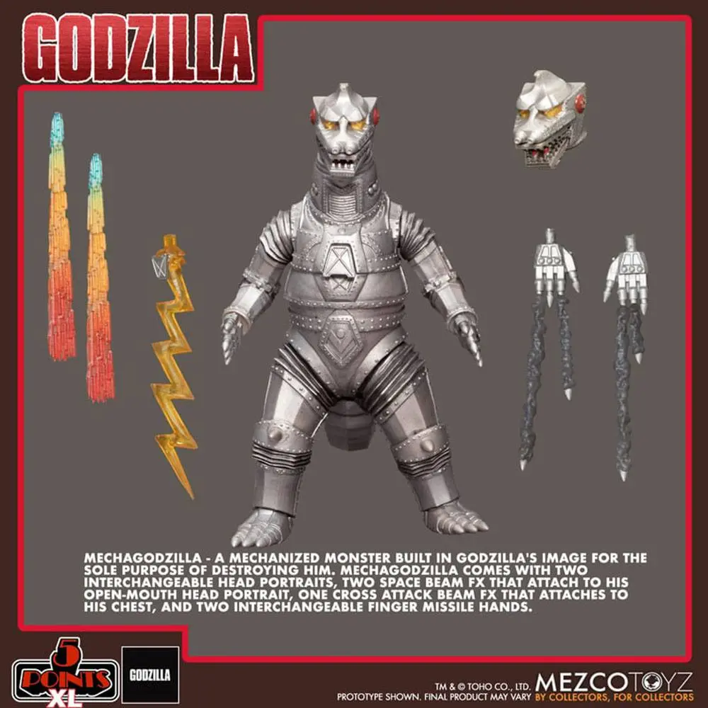Godzilla vs. Mechagodzilla 5 Points XL akciófigura csomag termékfotó