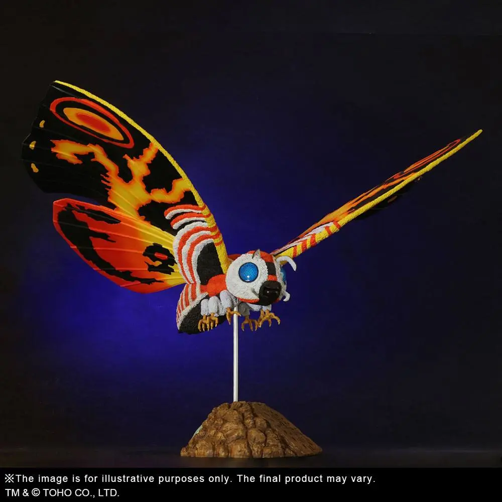 Godzilla vs. Mothra TOHO nagy Kaiju Series Mothra PVC szobor figura 40 cm termékfotó