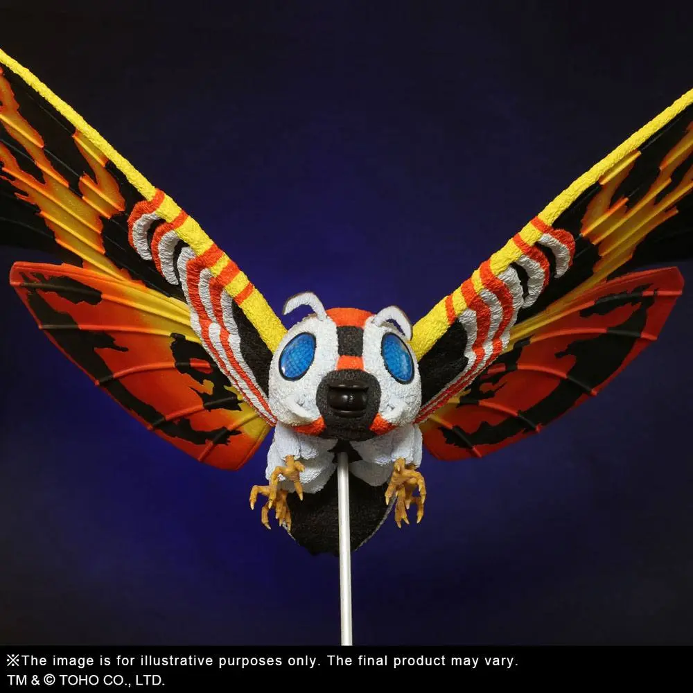 Godzilla vs. Mothra TOHO nagy Kaiju Series Mothra PVC szobor figura 40 cm termékfotó
