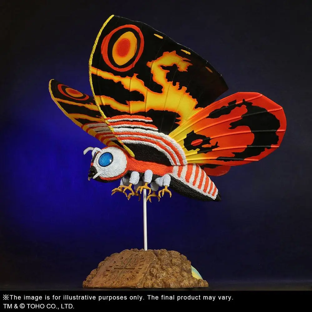 Godzilla vs. Mothra TOHO nagy Kaiju Series Mothra PVC szobor figura 40 cm termékfotó