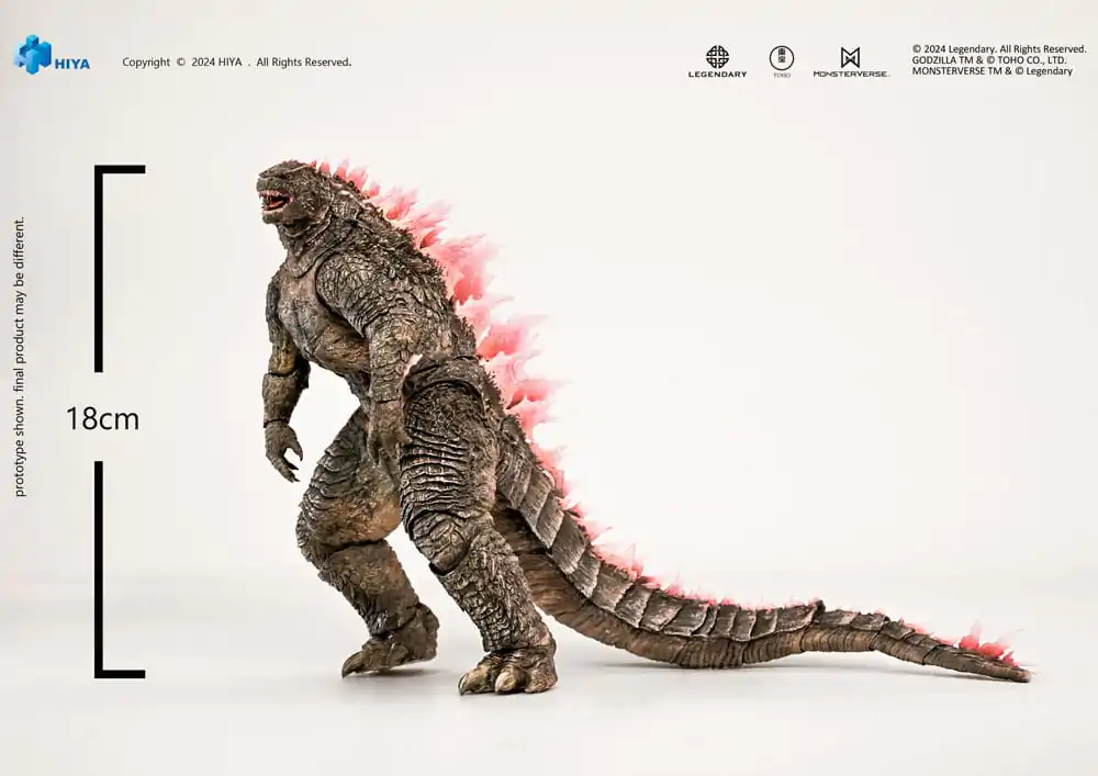 Godzilla x Kong: The New Empire Exquisite Basic Godzilla Evolved Ver. akciófigura 18 cm termékfotó
