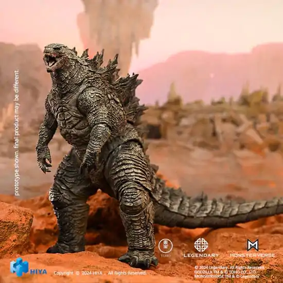 Godzilla x Kong: The New Empire Exquisite Basic Godzilla Rre-evolved Ver. akciófigura 18 cm termékfotó