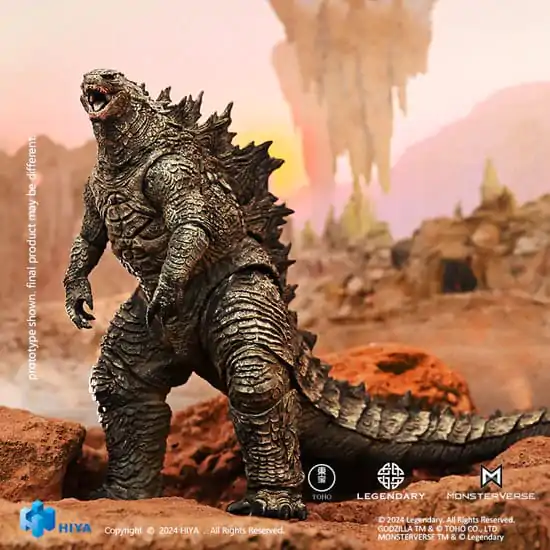 Godzilla x Kong: The New Empire Exquisite Basic Godzilla Rre-evolved Ver. akciófigura 18 cm termékfotó