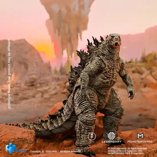 Godzilla x Kong: The New Empire Exquisite Basic Godzilla Rre-evolved Ver. akciófigura 18 cm termékfotó