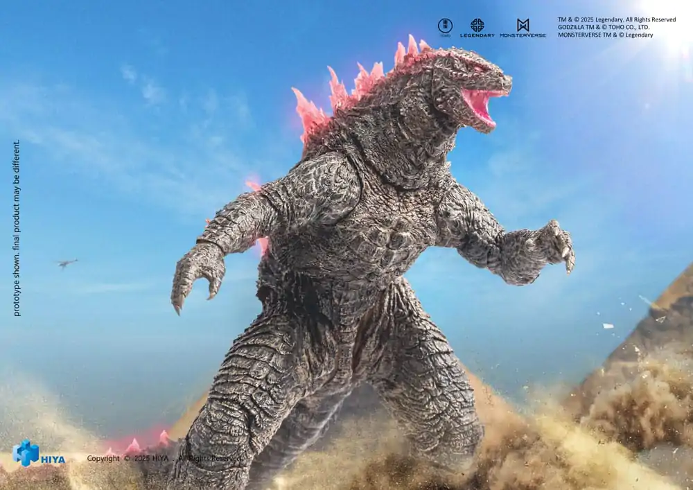 Godzilla x Kong The New Empire Exquisite Basic Heat Ray Godzilla Evolved Ver. akciófigura 18 cm termékfotó