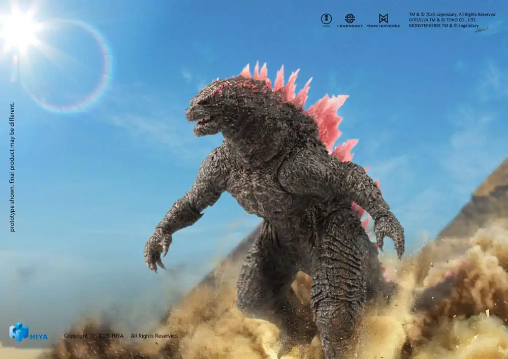 Godzilla x Kong The New Empire Exquisite Basic Heat Ray Godzilla Evolved Ver. akciófigura 18 cm termékfotó