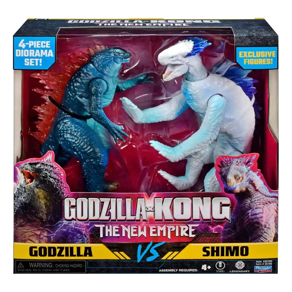 Godzilla x Kong: The New Empire Godzilla vs Shimo 2 db-os Diorama figura csoamg 15 cm termékfotó