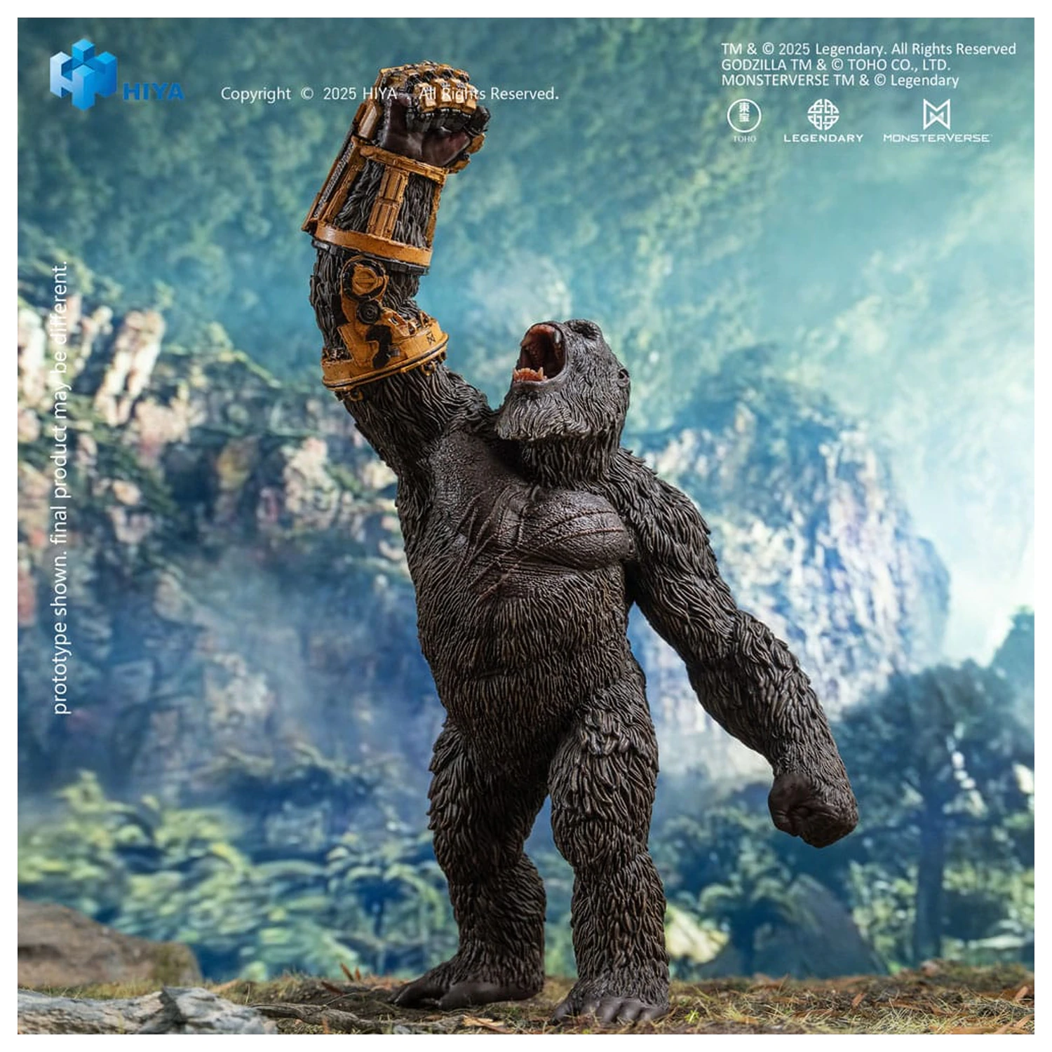 Godzilla x Kong The New Empire Stylist Series Kong B.E.A.S.T. Kesztyű Version PVC szobor figura 22 cm      termékfotó