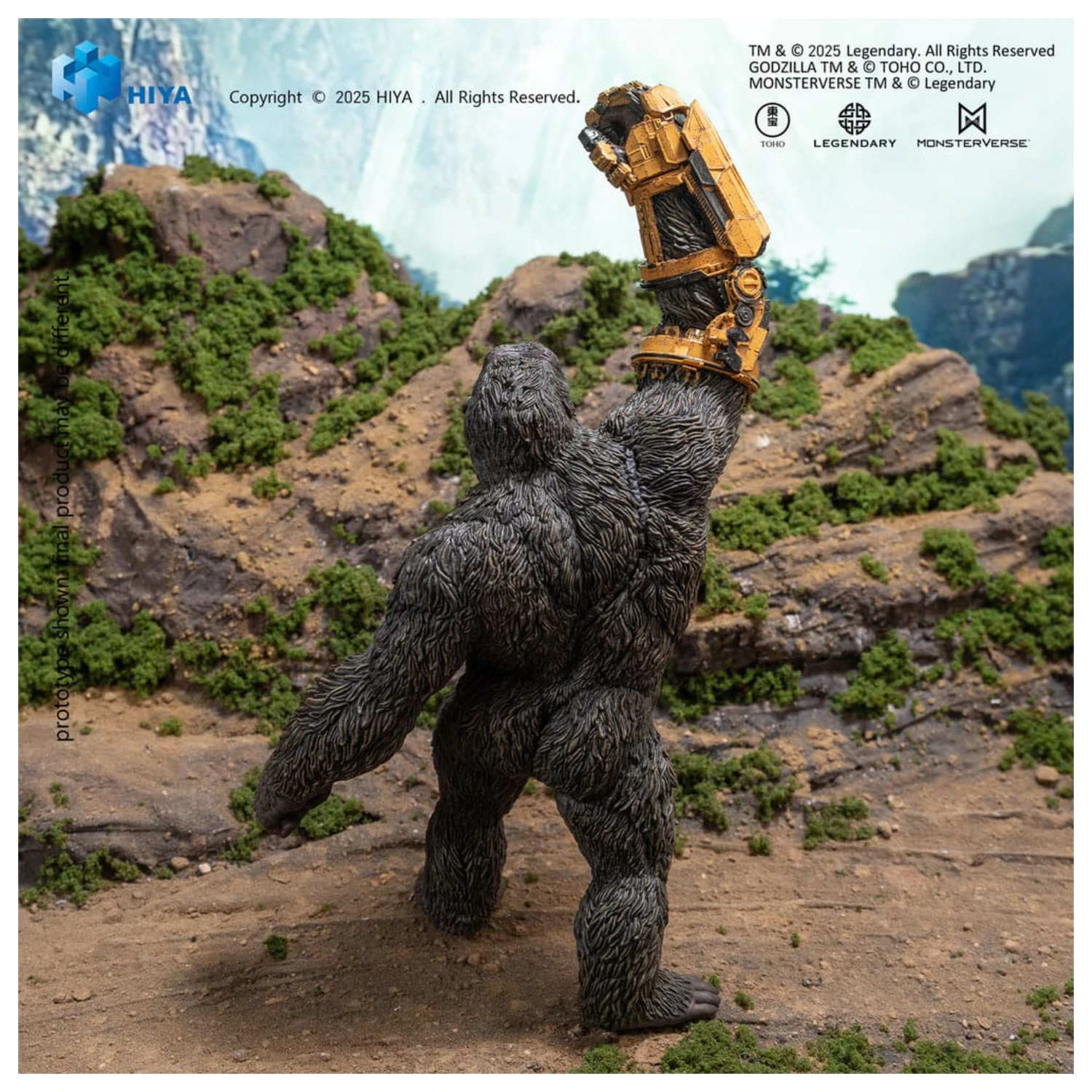 Godzilla x Kong The New Empire Stylist Series Kong B.E.A.S.T. Kesztyű Version PVC szobor figura 22 cm      termékfotó