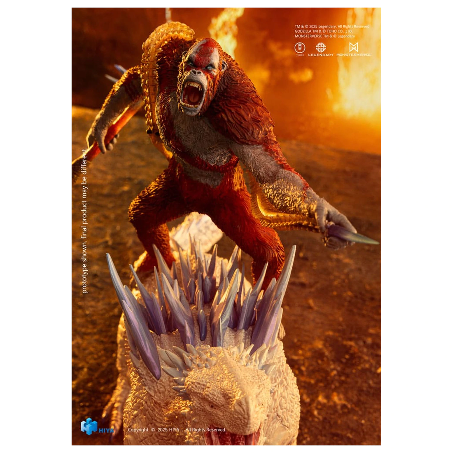 Godzilla x Kong The New Empire Stylist Series Skar King PVC szobor figura 15 cm      termékfotó