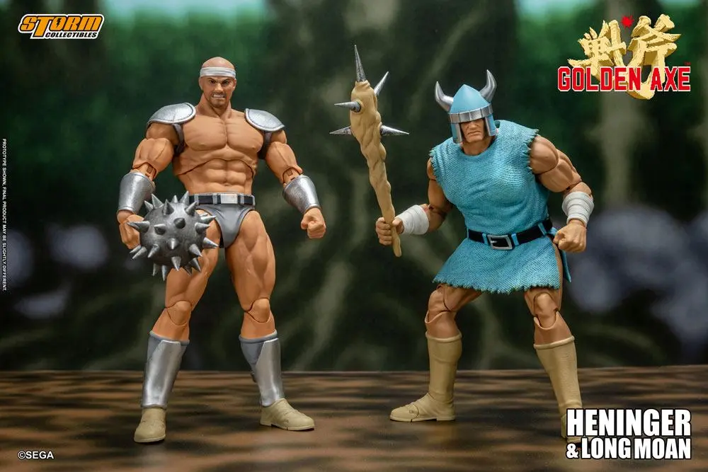Golden Axe 1/12 Heninger &amp; Long Moan 2 db-os akciófigura csomag 18 cm termékfotó