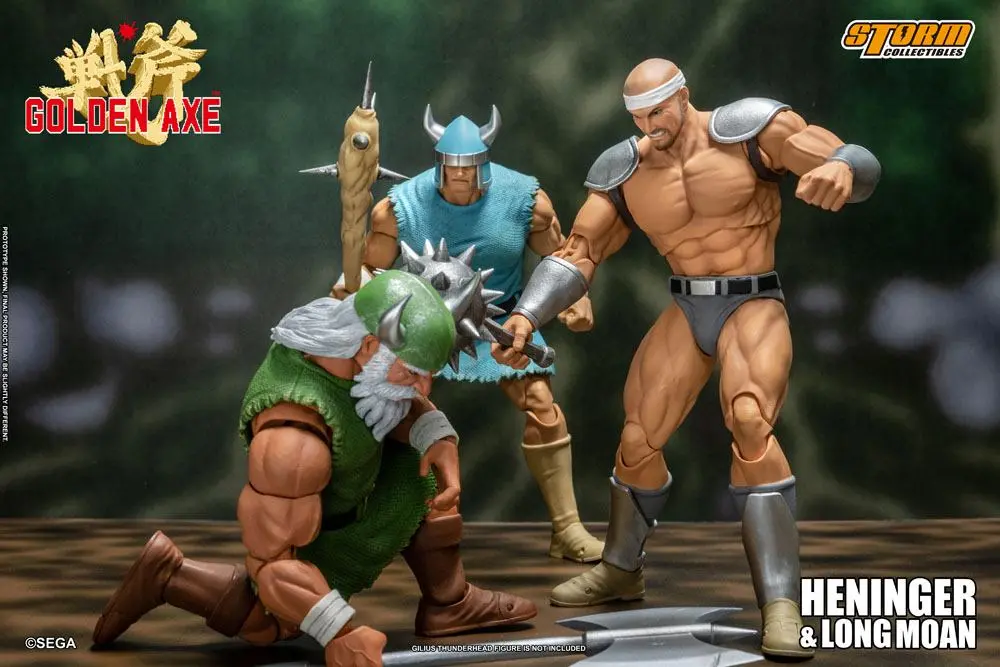 Golden Axe 1/12 Heninger &amp; Long Moan 2 db-os akciófigura csomag 18 cm termékfotó
