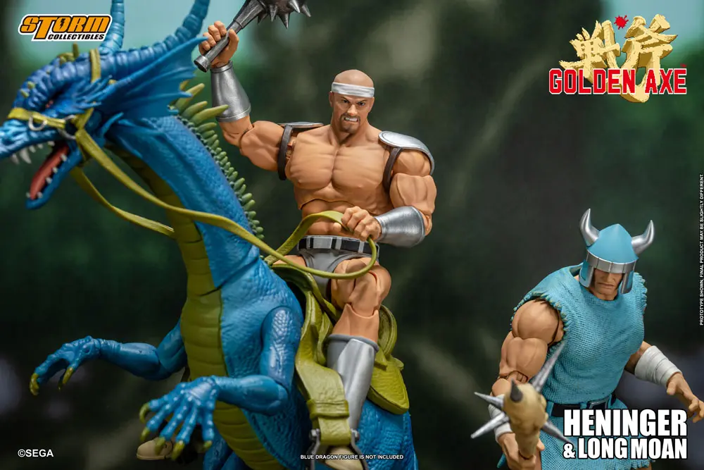 Golden Axe 1/12 Heninger &amp; Long Moan 2 db-os akciófigura csomag 18 cm termékfotó