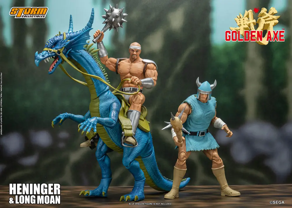 Golden Axe 1/12 Heninger &amp; Long Moan 2 db-os akciófigura csomag 18 cm termékfotó