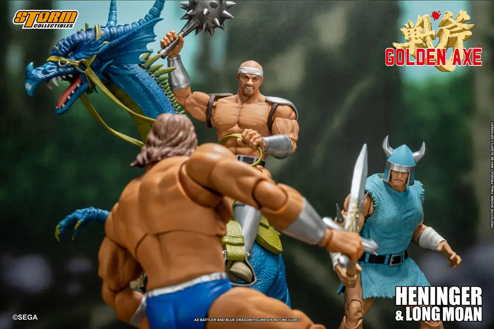 Golden Axe 1/12 Heninger &amp; Long Moan 2 db-os akciófigura csomag 18 cm termékfotó