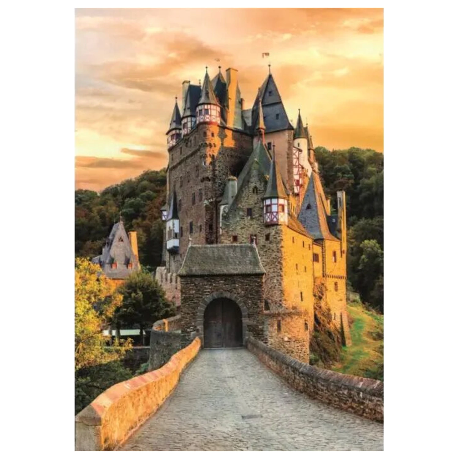 Golden Hour At Eltz Castle puzzle 1000db-os termékfotó